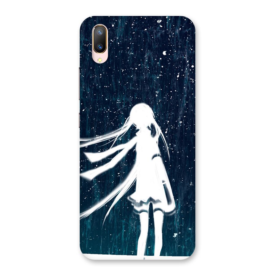 Rain White Girl Back Case for Vivo V11 Pro