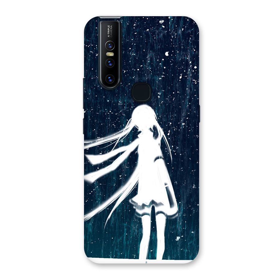 Rain White Girl Back Case for Vivo V15