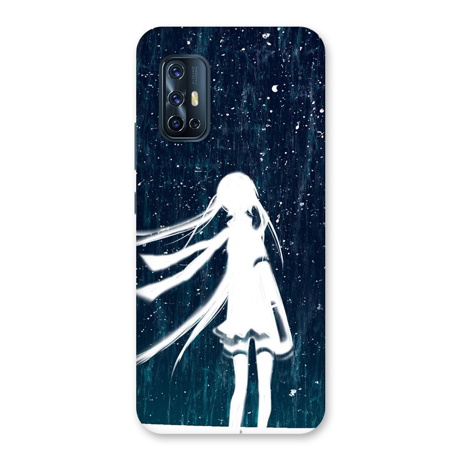Rain White Girl Back Case for Vivo V17