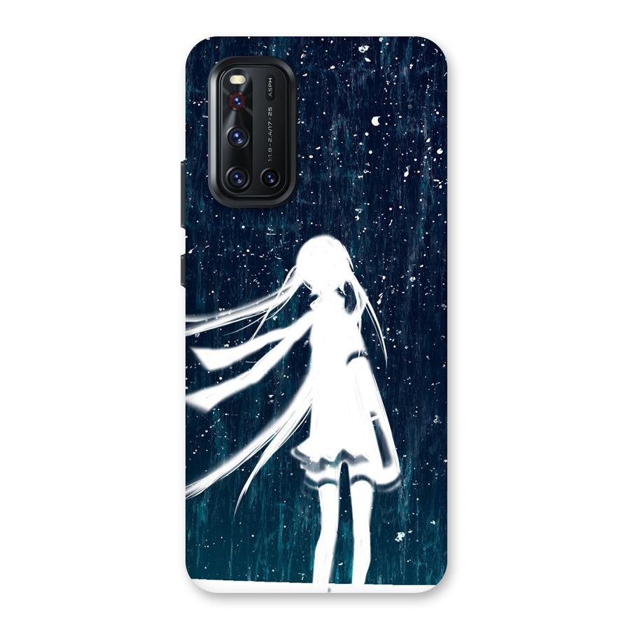 Rain White Girl Back Case for Vivo V19