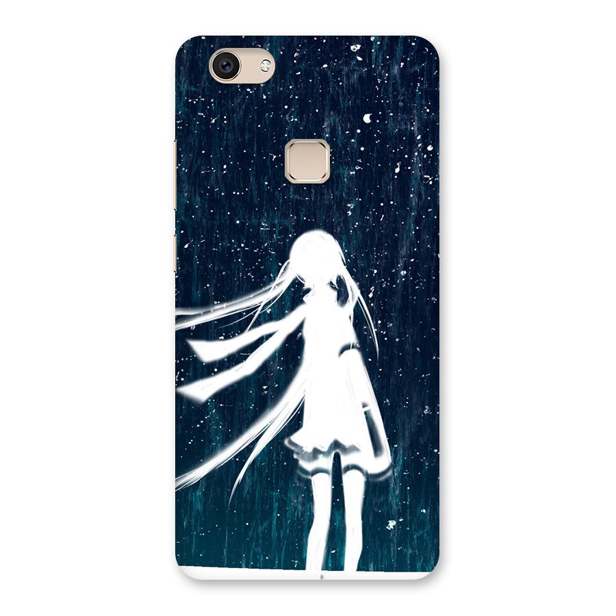 Rain White Girl Back Case for Vivo V7