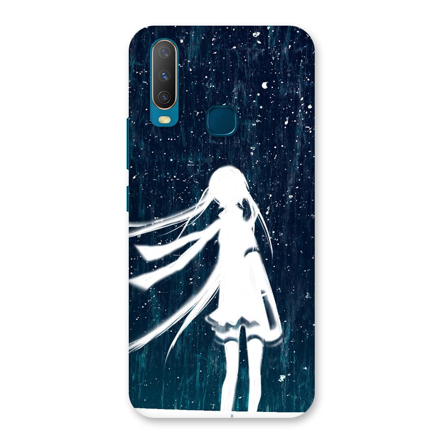 Rain White Girl Back Case for Vivo Y17