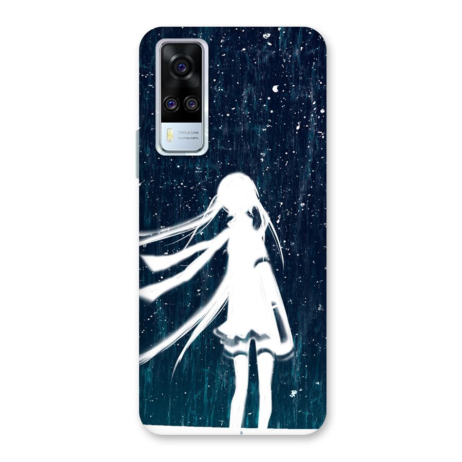 Rain White Girl Back Case for Vivo Y31