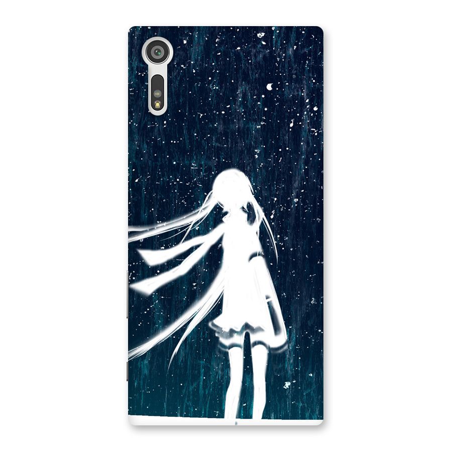 Rain White Girl Back Case for Xperia XZ