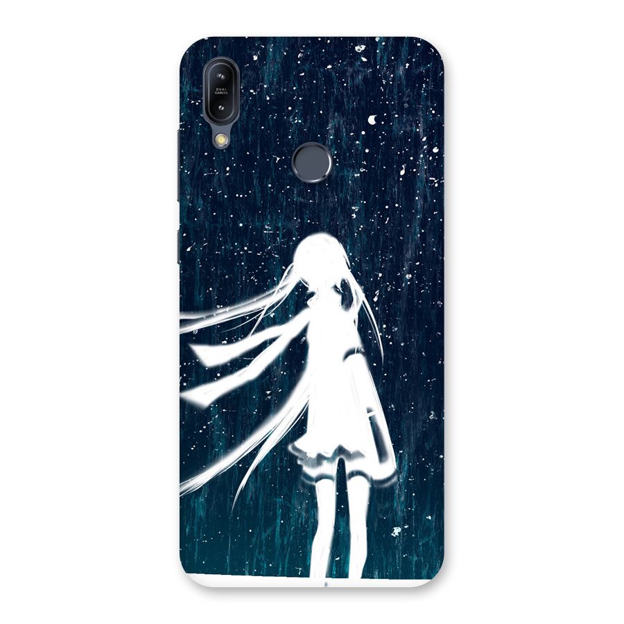 Rain White Girl Back Case for Zenfone Max M2