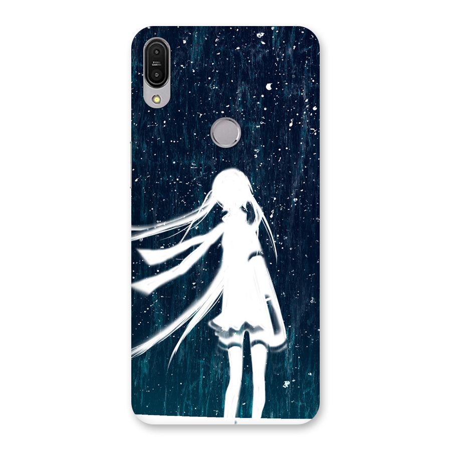 Rain White Girl Back Case for Zenfone Max Pro M1