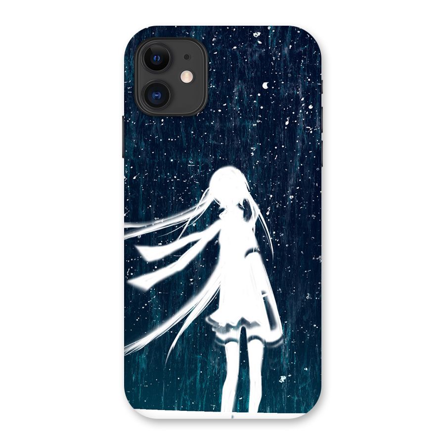 Rain White Girl Back Case for iPhone 11