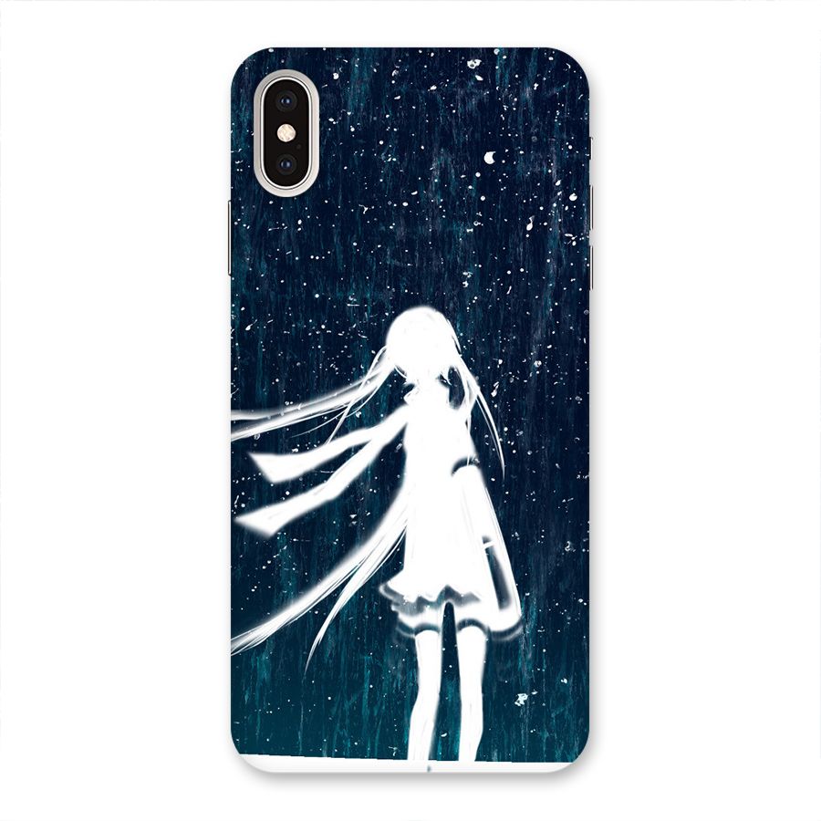 Rain White Girl Back Case for iPhone XS Max