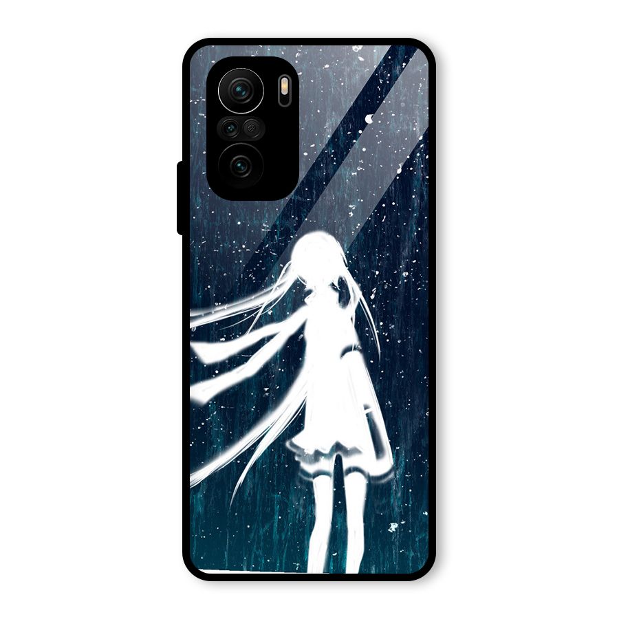 Rain White Girl Glass Back Case for Mi 11X Pro