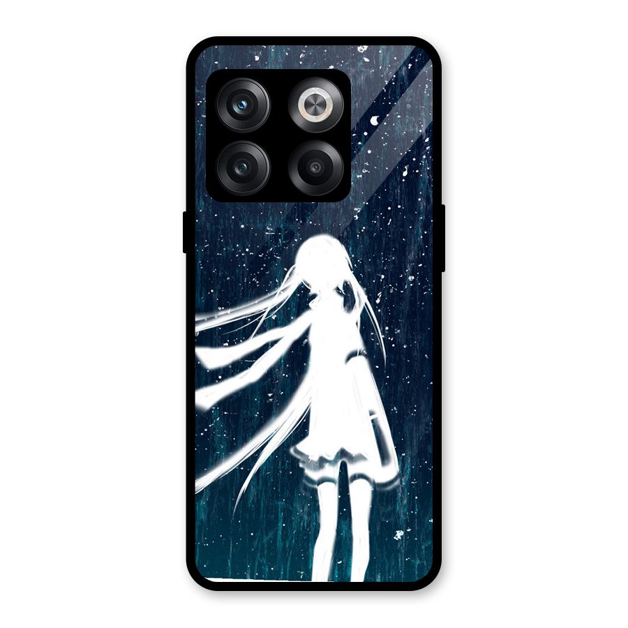 Rain White Girl Glass Back Case for OnePlus 10T