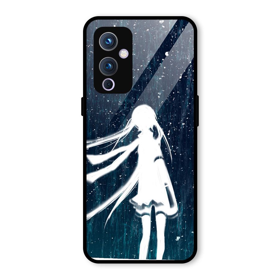 Rain White Girl Glass Back Case for OnePlus 9