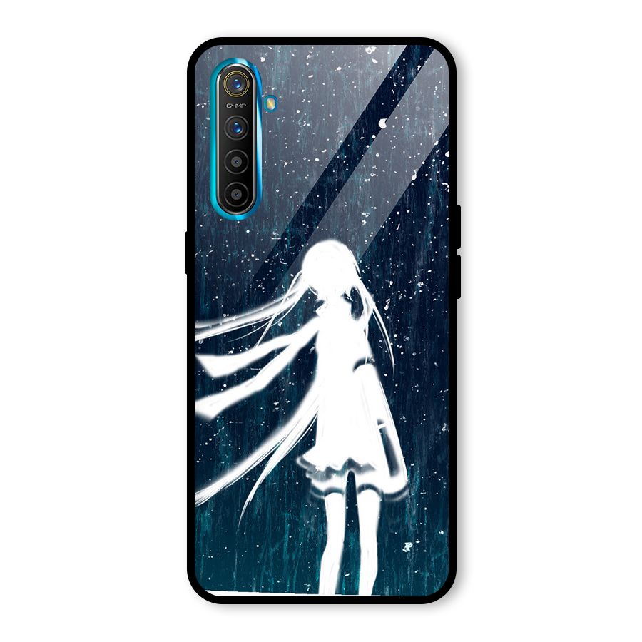 Rain White Girl Glass Back Case for Realme X2