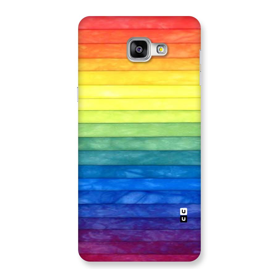Rainbow Colors Stripes Back Case for Galaxy A9