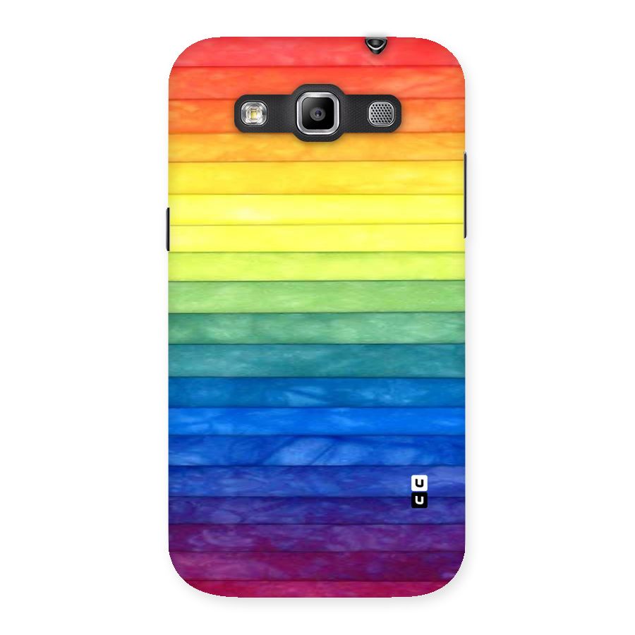 Rainbow Colors Stripes Back Case for Galaxy Grand Quattro