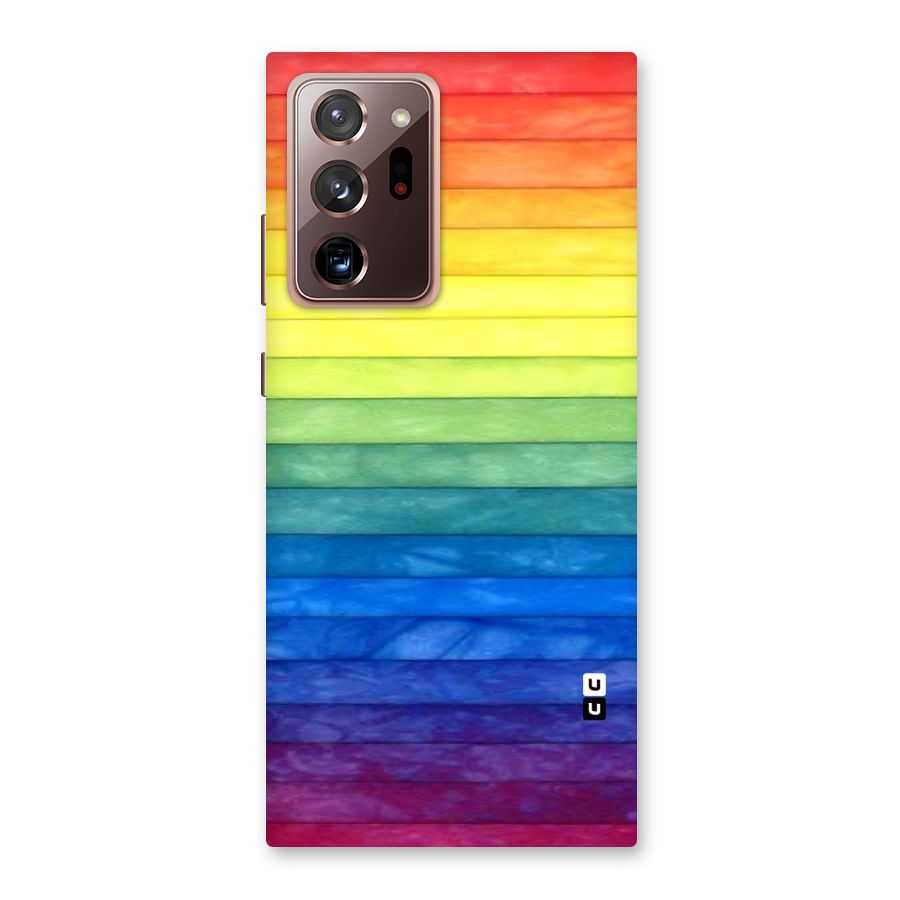 Rainbow Colors Stripes Back Case for Galaxy Note 20 Ultra