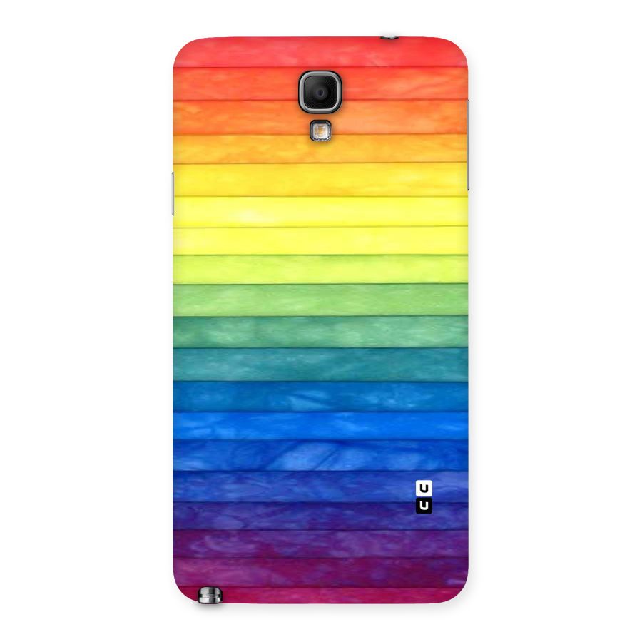 Rainbow Colors Stripes Back Case for Galaxy Note 3 Neo