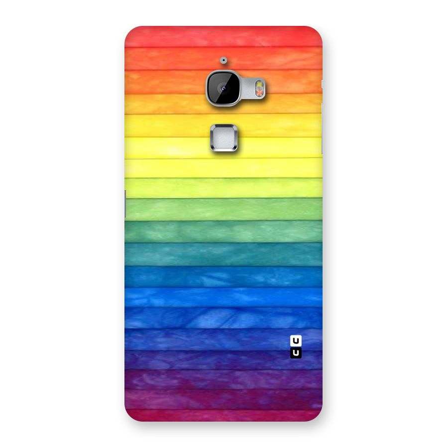 Rainbow Colors Stripes Back Case for LeTv Le Max