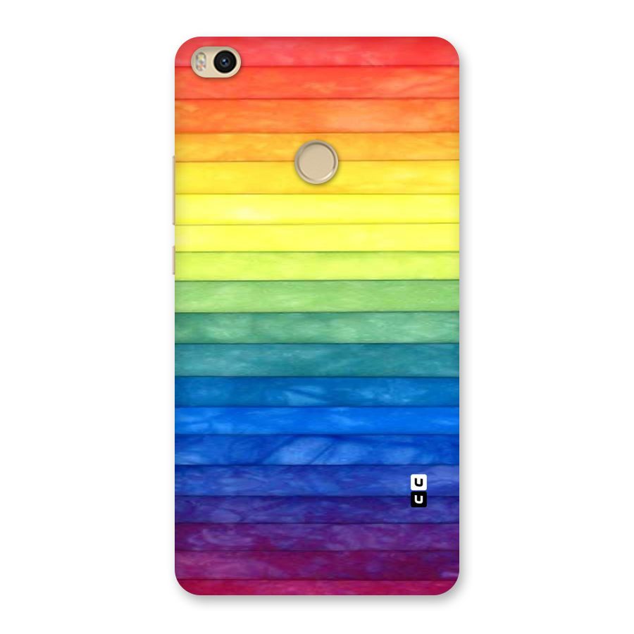Rainbow Colors Stripes Back Case for Mi Max 2