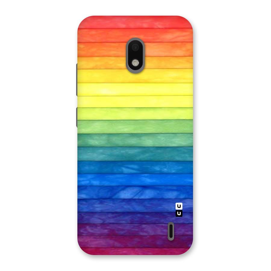 Rainbow Colors Stripes Back Case for Nokia 2.2