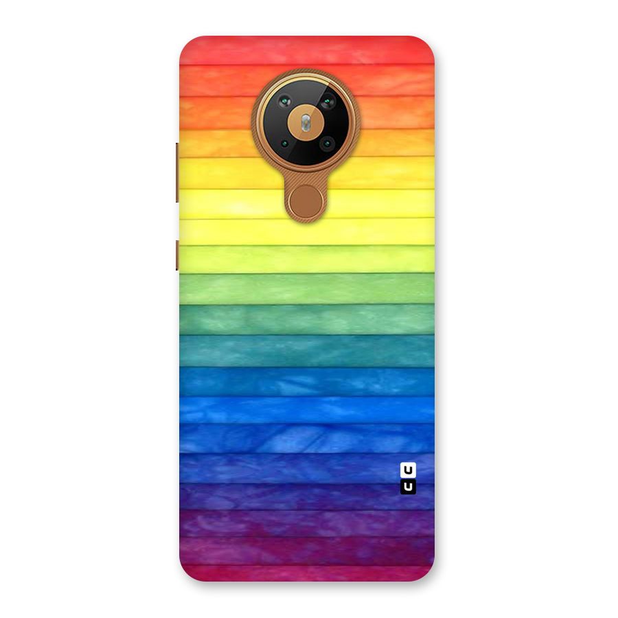 Rainbow Colors Stripes Back Case for Nokia 5.3
