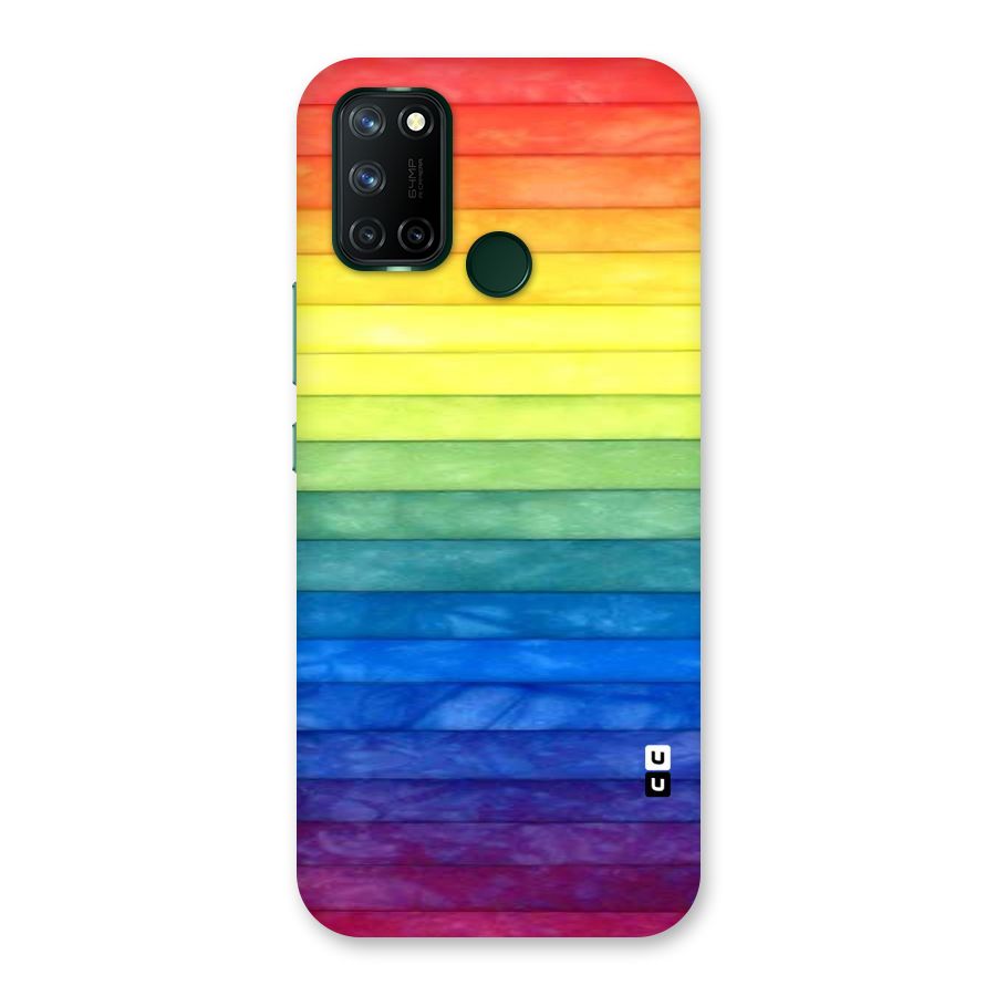 Rainbow Colors Stripes Back Case for Realme 7i