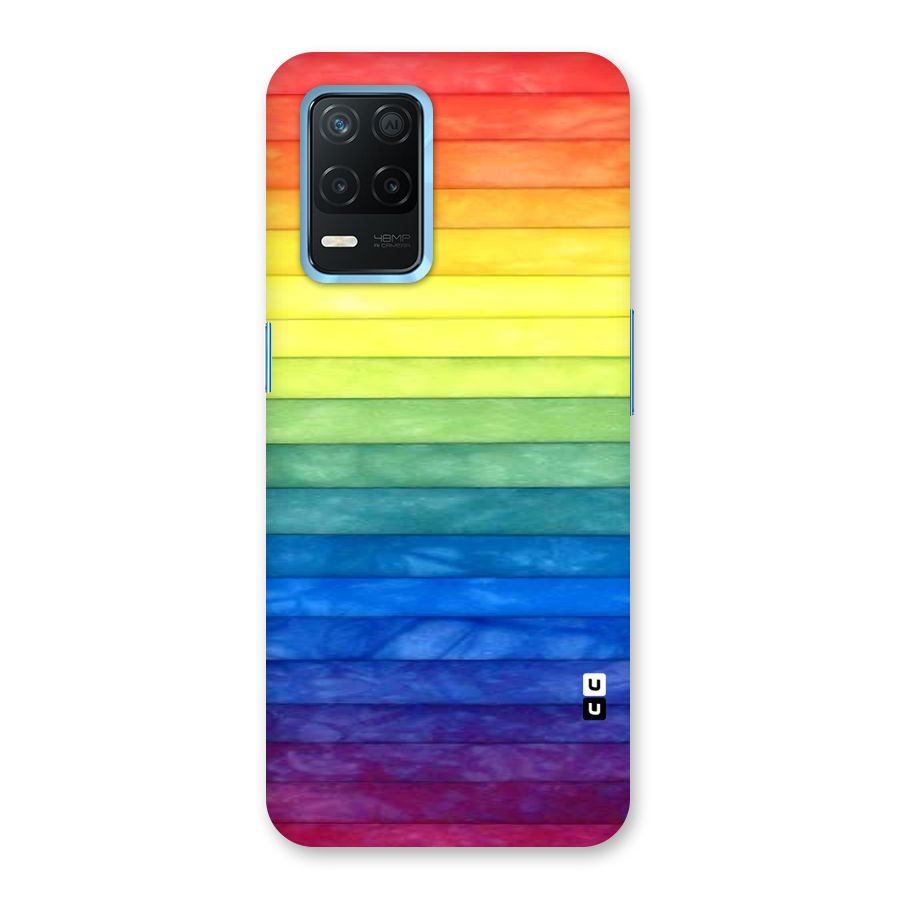 Rainbow Colors Stripes Back Case for Realme 8s 5G