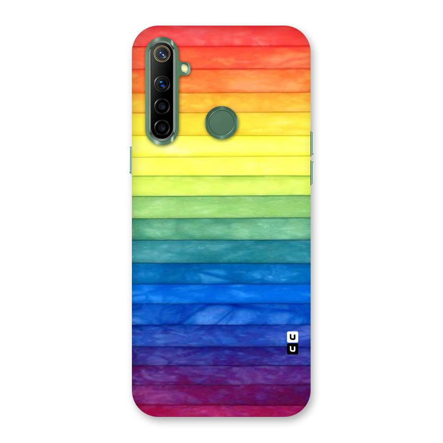 Rainbow Colors Stripes Back Case for Realme Narzo 10