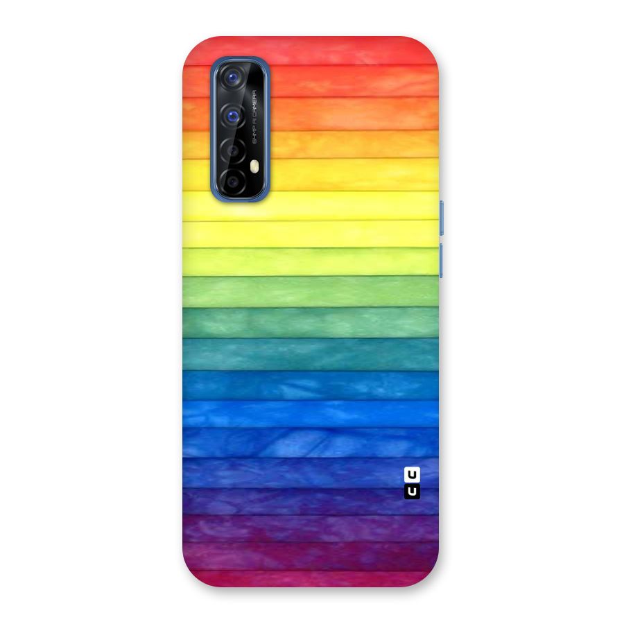 Rainbow Colors Stripes Back Case for Realme Narzo 20 Pro