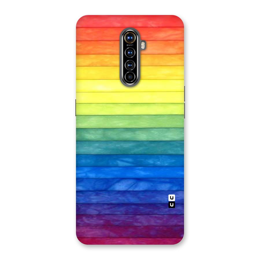 Rainbow Colors Stripes Back Case for Realme X2 Pro