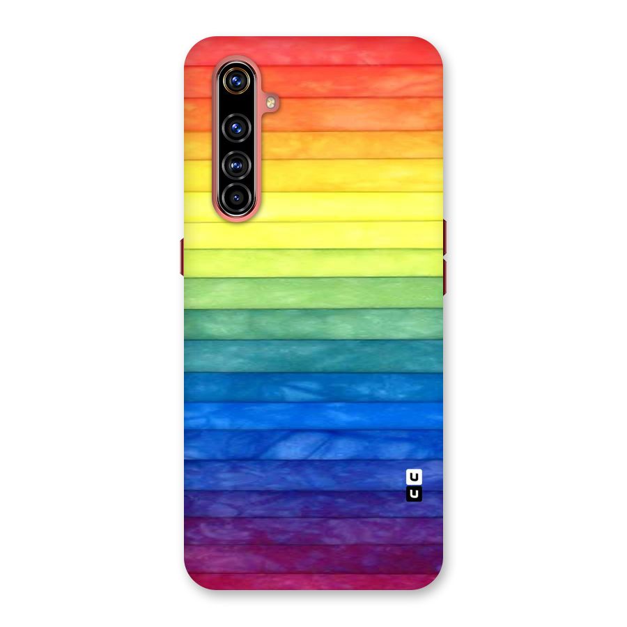 Rainbow Colors Stripes Back Case for Realme X50 Pro