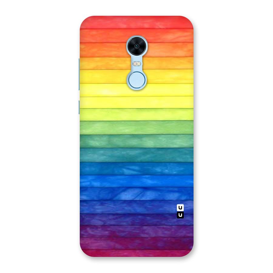 Rainbow Colors Stripes Back Case for Redmi Note 5