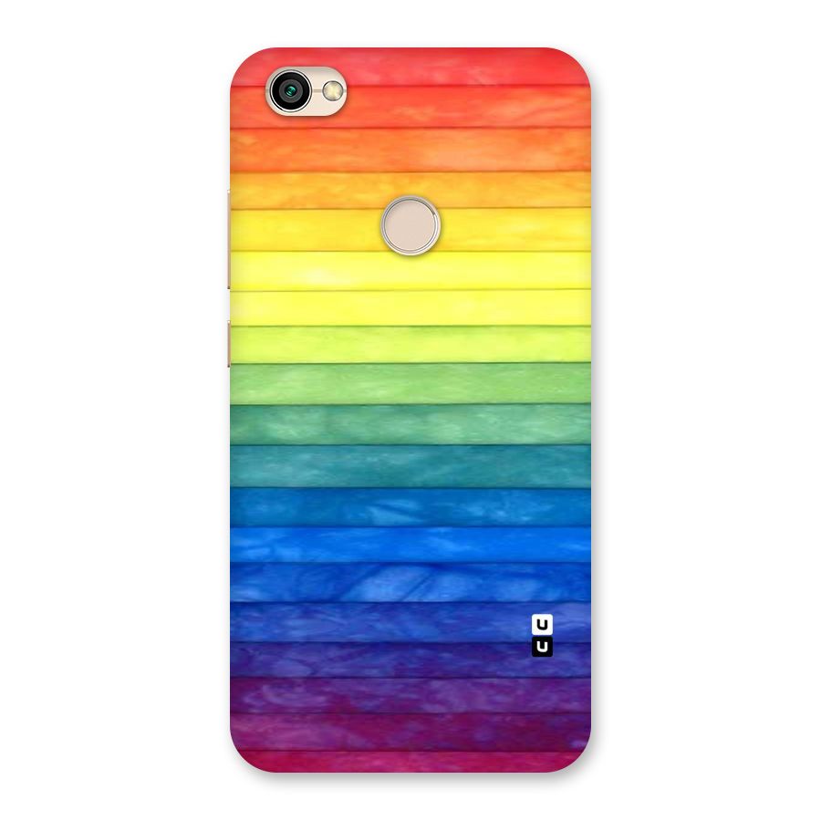 Rainbow Colors Stripes Back Case for Redmi Y1 2017