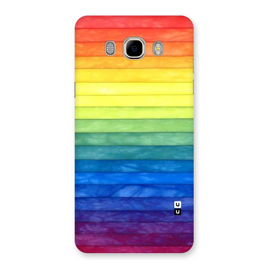 Rainbow Colors Stripes Back Case for Samsung Galaxy J7 2016