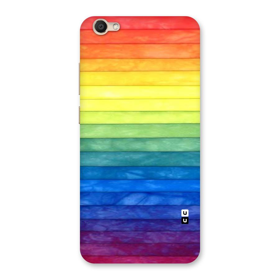 Rainbow Colors Stripes Back Case for Vivo V5