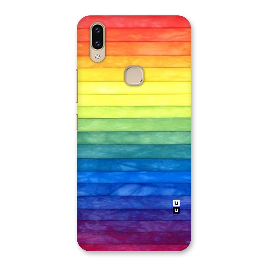 Rainbow Colors Stripes Back Case for Vivo V9