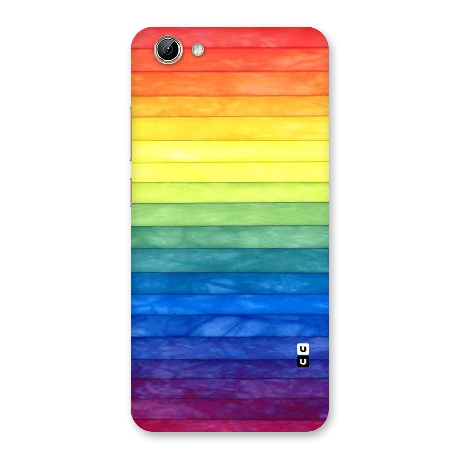 Rainbow Colors Stripes Back Case for Vivo Y71