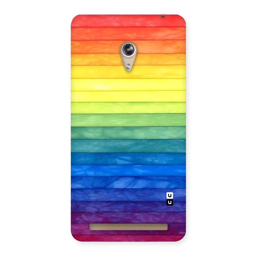 Rainbow Colors Stripes Back Case for Zenfone 6