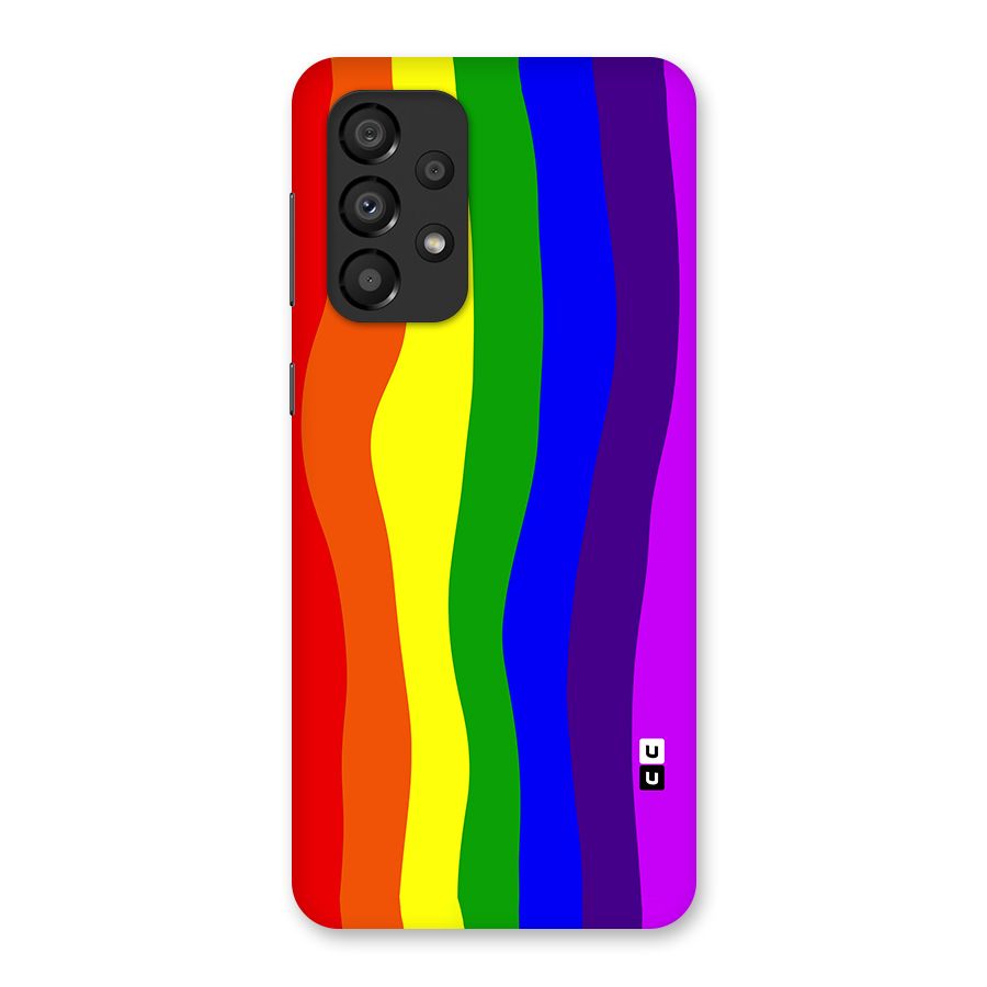Rainbow Curves Back Case for Galaxy A33 5G