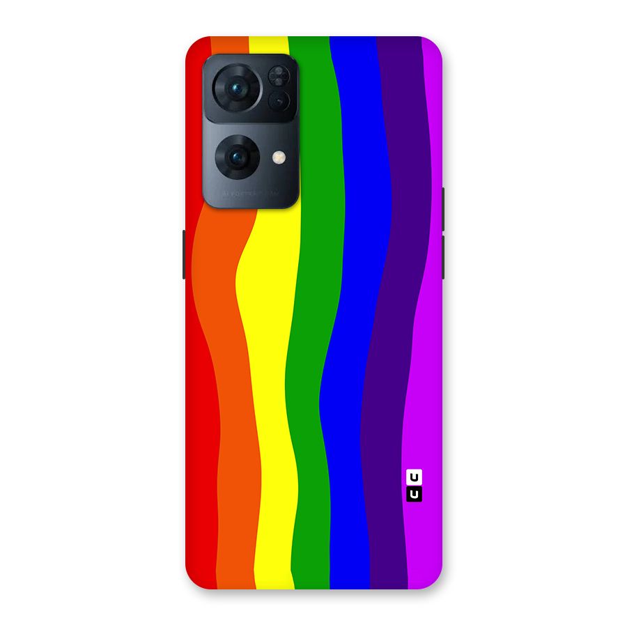 Rainbow Curves Back Case for Oppo Reno7 Pro 5G