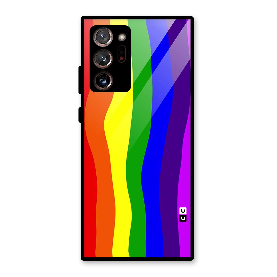 Rainbow Curves Glass Back Case for Galaxy Note 20 Ultra 5G