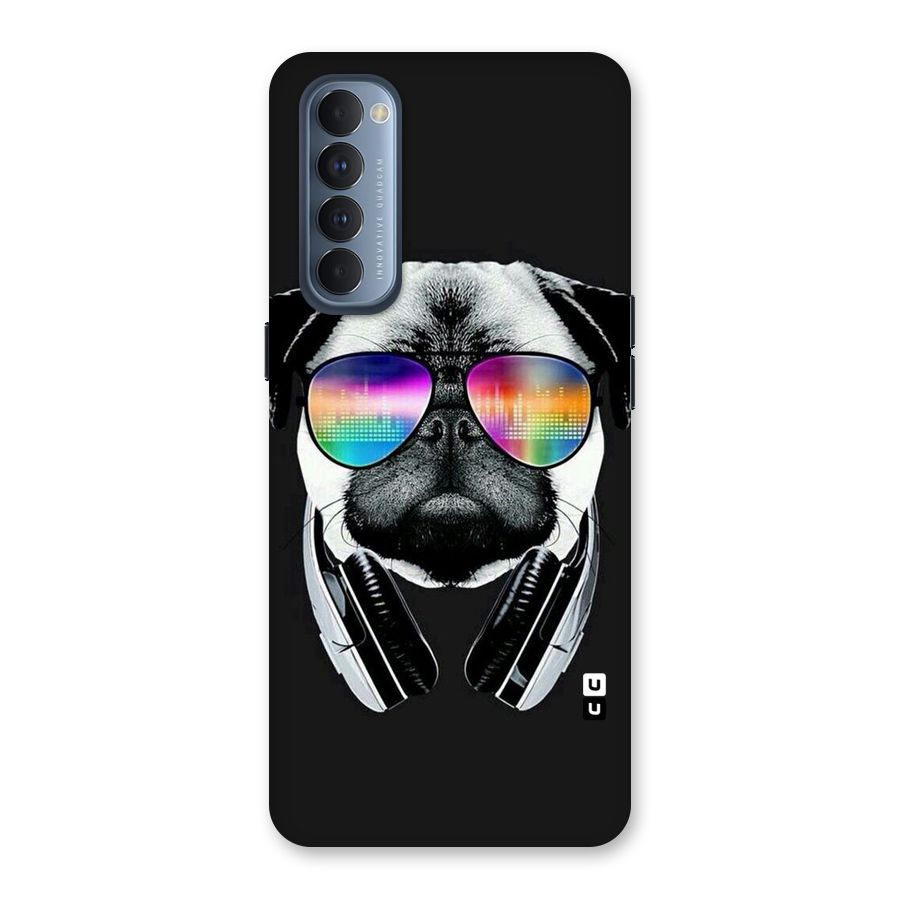 Rainbow Dog Swag Back Case for Reno4 Pro