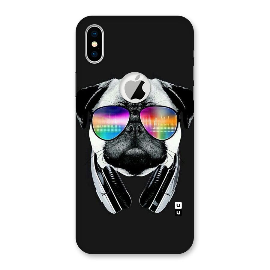 Rainbow Dog Swag Back Case for iPhone XS Logo Cut