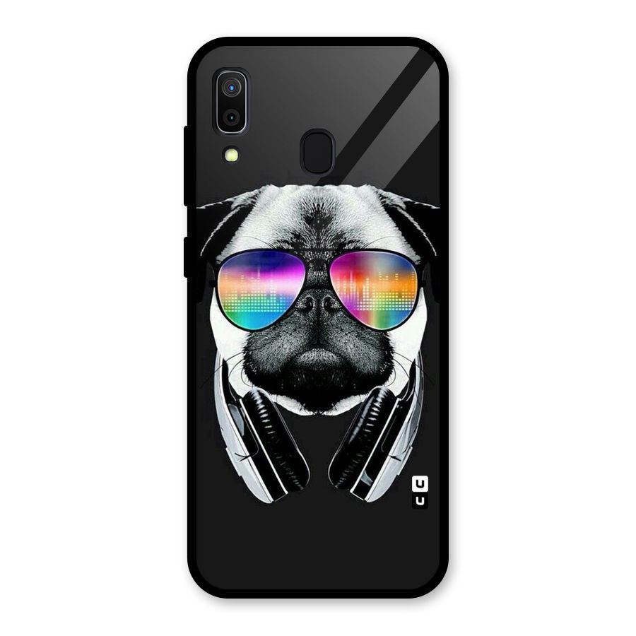 Rainbow Dog Swag Glass Back Case for Galaxy A30