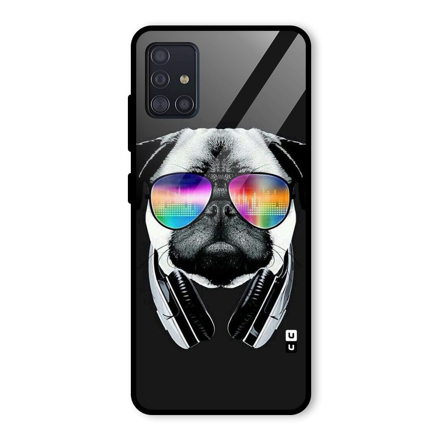 Rainbow Dog Swag Glass Back Case for Galaxy A51
