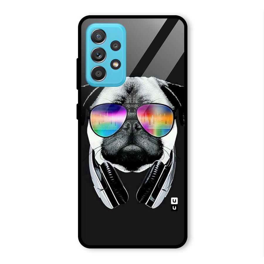 Rainbow Dog Swag Glass Back Case for Galaxy A52