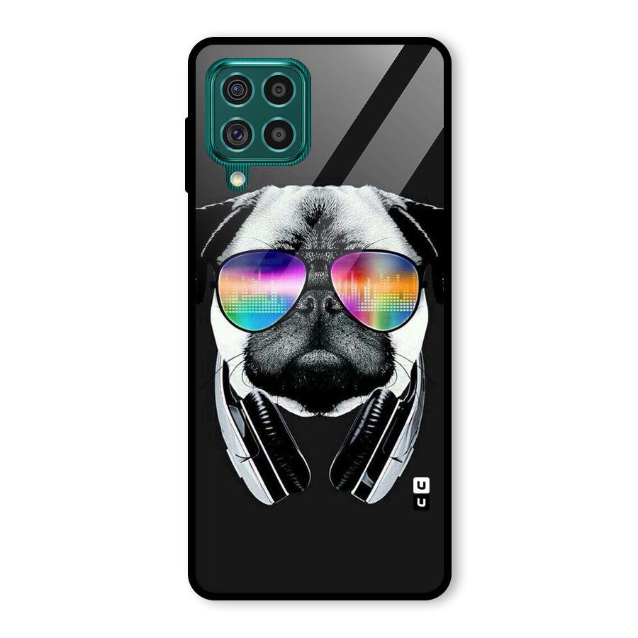 Rainbow Dog Swag Glass Back Case for Galaxy F62
