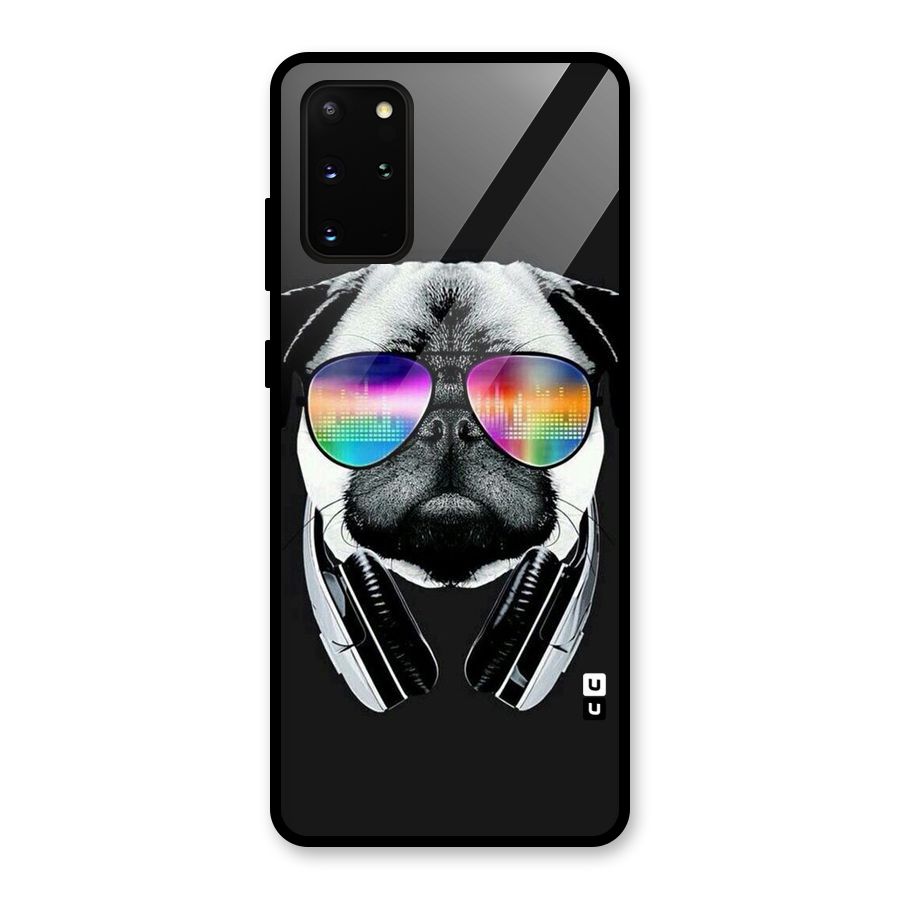 Rainbow Dog Swag Glass Back Case for Galaxy S20 Plus