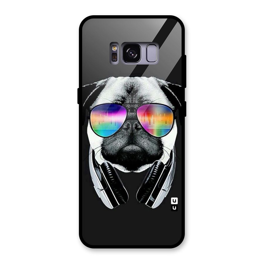 Rainbow Dog Swag Glass Back Case for Galaxy S8
