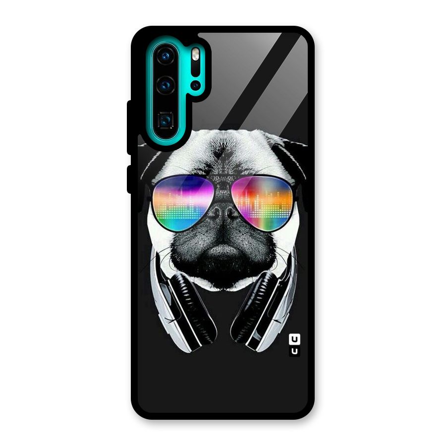 Rainbow Dog Swag Glass Back Case for Huawei P30 Pro