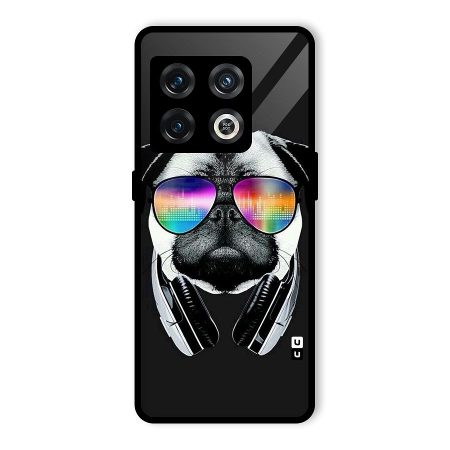Rainbow Dog Swag Glass Back Case for OnePlus 10 Pro 5G